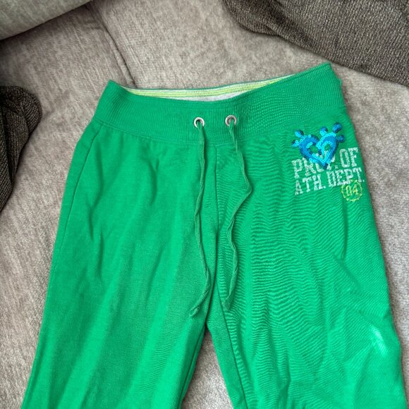 Justice Pants - ❤️y2k justice green capri low rise sweats